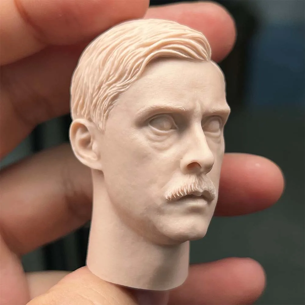 

1/6 Scale Meal Delivery Soldier Unpainted Head Model for 12''Figures DIY Accessories