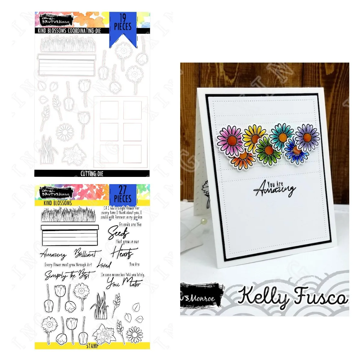 

Blossoms Flower Metal Cutting Dies Silicone Stamps Scrapbooking New Make Photo Album Card Diy Paper Embossing Craft Supplies