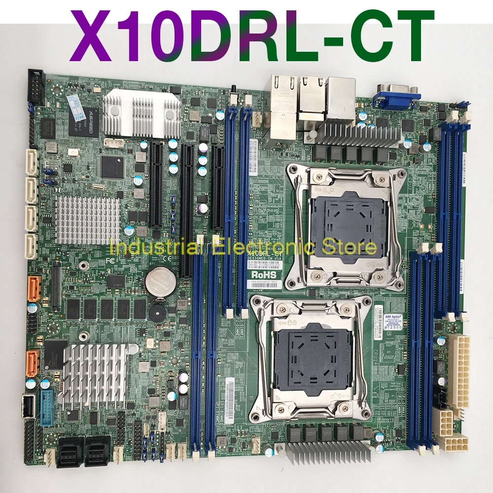 X10DRL-CT для материнской платы Supermicro E5-2600 V3 V4 i210 GbE LAN-порт X540 Порт 10GBase-T SAS3 (12 Гбит/с)