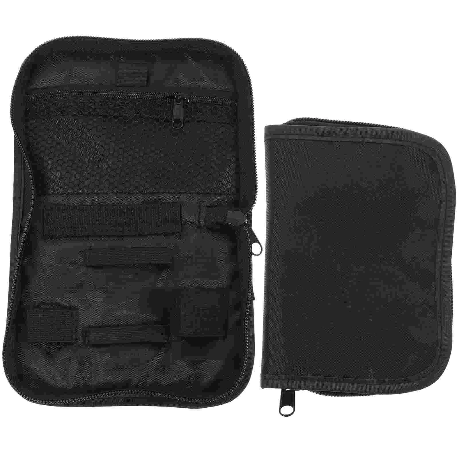 

2 PCS Storage Bags Protective Case Fingertip Pulse Home Blood Monitor Carry Travel Accessories Carrying
