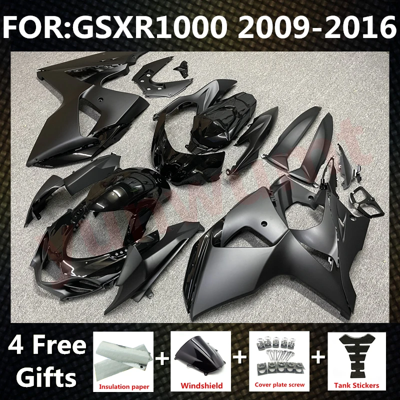 

Motorcycle Fairing kit fit for GSXR1000 GSXR 1000 GSX-R1000 2009 2010 2011 2012 2013 2014 2015 2016 K9 Fairings set black