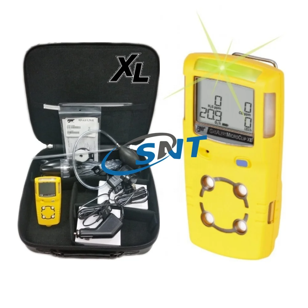 BW Honeywell GasAlert MicroClip XL Мультигаз MCXL-XWHM-Y-NA Четырехгазовый детектор O2/COS/LEL