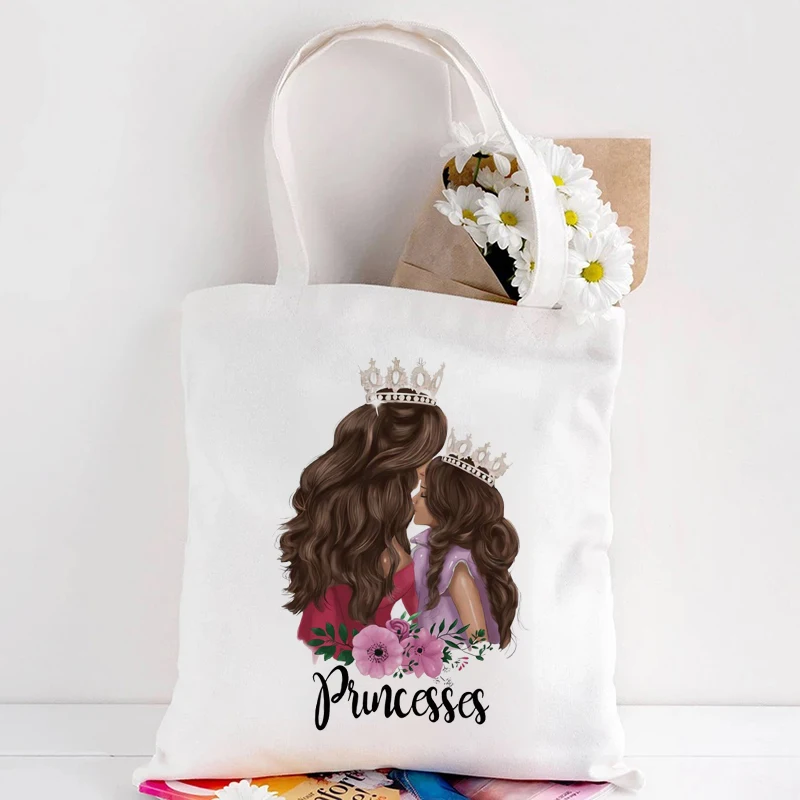 Женская сумка для покупок сумки тканевая с графическим рисунком на день матери