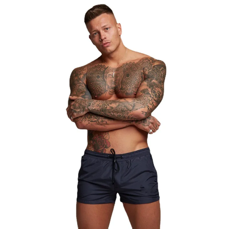 

ZOGAA Summer Fitness Shorts Sports Running Beach Shorts Mens Fitness Pants Running Slim Skinny Drawstring Short Pants