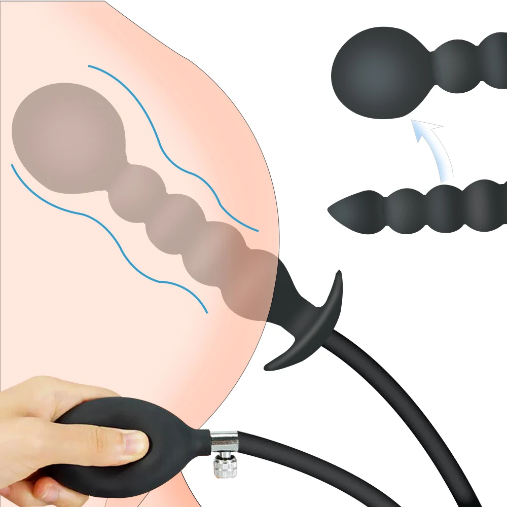 

Надувная Анальная пробка для БДСМ, огромная Анальная пробка, фаллоимитатор с насосом, массажер простаты, расширитель ануса, разветвитель для взрослых, мужской разветвитель