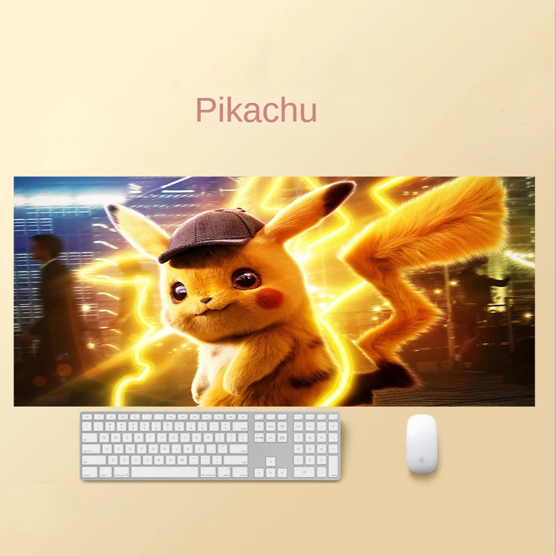 

[TAKARA TOMY]2022 Hot Sale Pokemon Pikachu Large Gaming Mouse Mat Keyboard Pad Natural Rubber Non-Slip Office Desk Mat A22100901