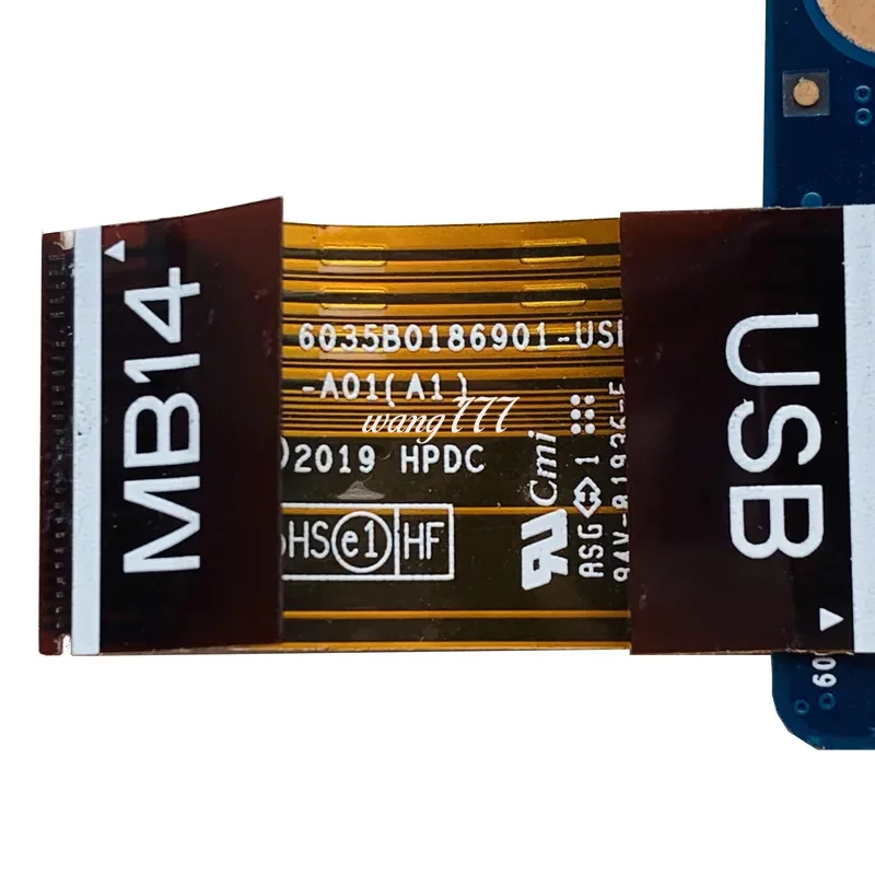 Оригинальная USB-плата SPS для ноутбука HP EliteBook 840 G6 с кабелем L62735-001 6050a 3022601 -usb-a01