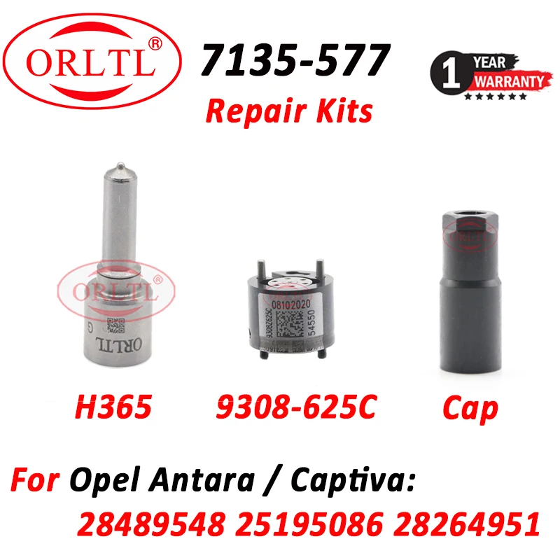 

28489548 комплекты для ремонта 7135-577 сопло H365 запчасти клапана 9308-625C для Opel Antara 25195086 28264951 28264951 28239766