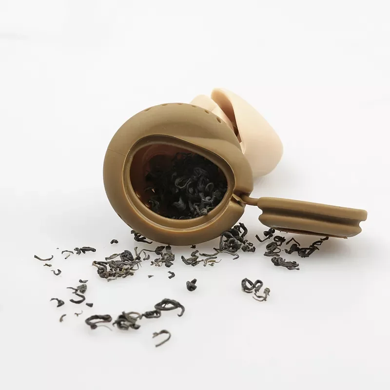 

2022NEW Silicone Tea Filter Creative Poop Shape Coffee Filter Reusable Teapot Diffuser Strainer Tea Set Accessories