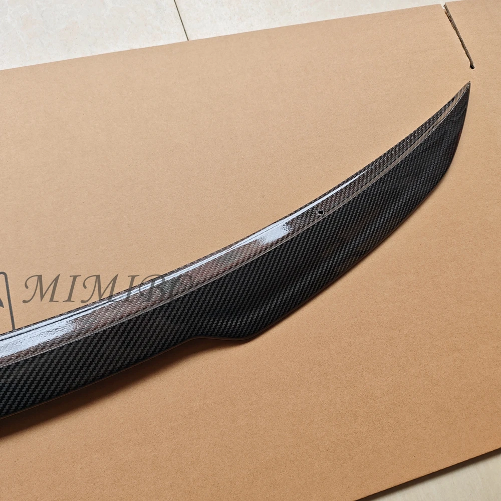 ДЛЯ Mercedes Benz S Class W223 S450 S480 S500 S580 S680 X Style настоящий спойлер багажника из углеродного