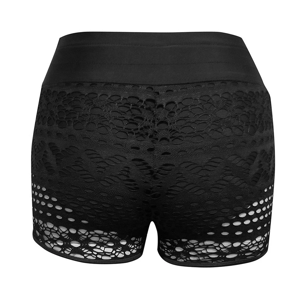 

Women High Waist Swim Pants Surfing Swimwear Briefs Breathable Polyester