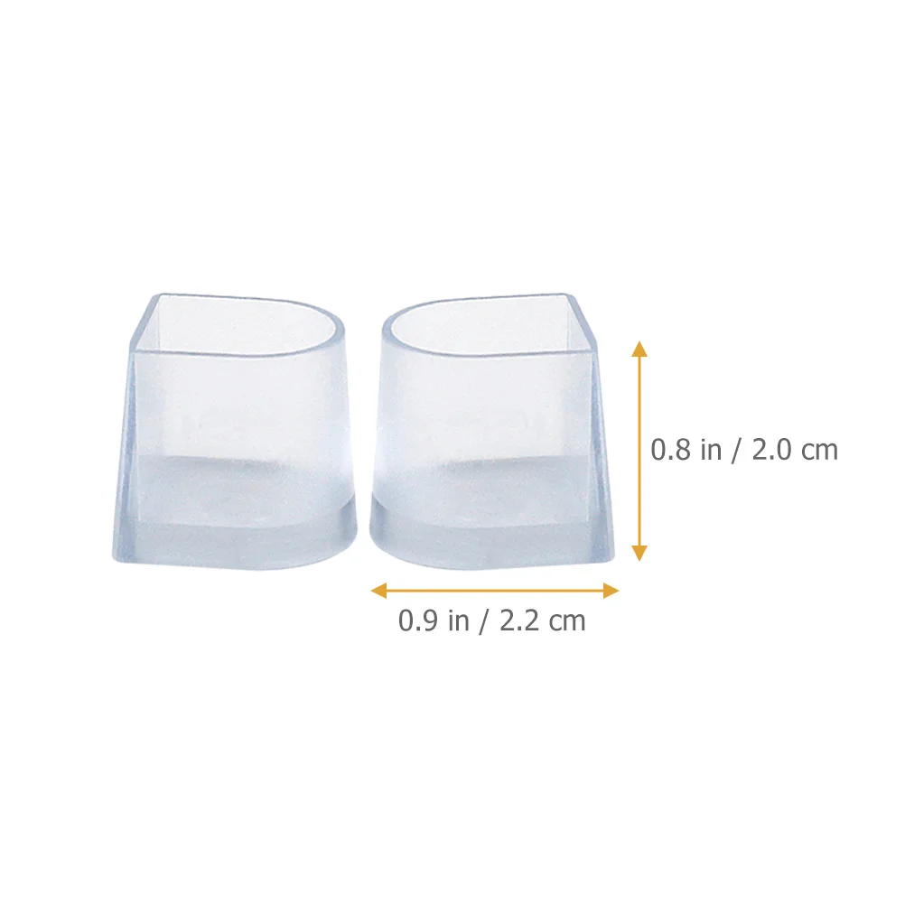 

16 Pcs Dancing Shoes Latin Heel Cover Clear Pumps Women Heels Dance Covers Pvc Repair