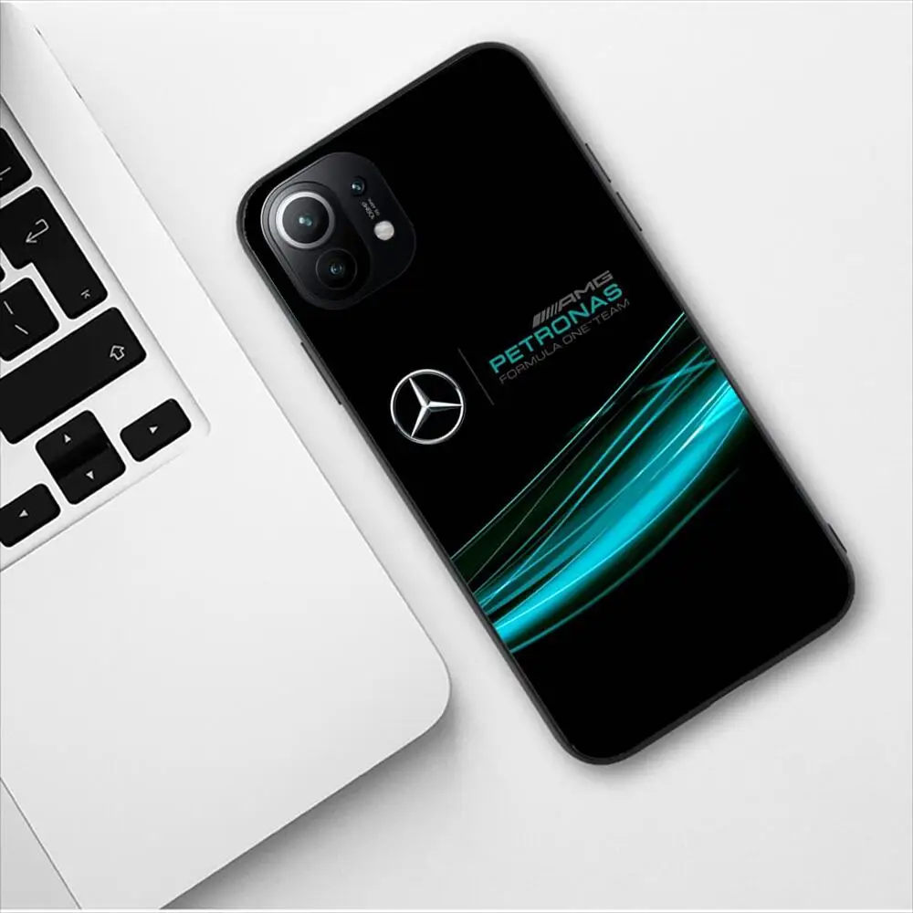 Luxury Car Mercedes Benz Phone Case For Xiaomi 13 12 11T 9 11 10C 9T 8 9SE 11i Lite Ultra Note10 Poco F3 M4 M3 Pro Soft Covers