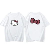 sanrio hello kitty y2k aesthetic apparel graphic t shirt blouse womens 2022 oversized womens white black fashion t shirt