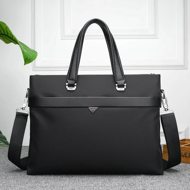 Fashion Men Briefcase High Quality Shoulder Bags Men 14 Inch Laptop Travel Crossbody Bags Male Waterproof Oxford Handbags