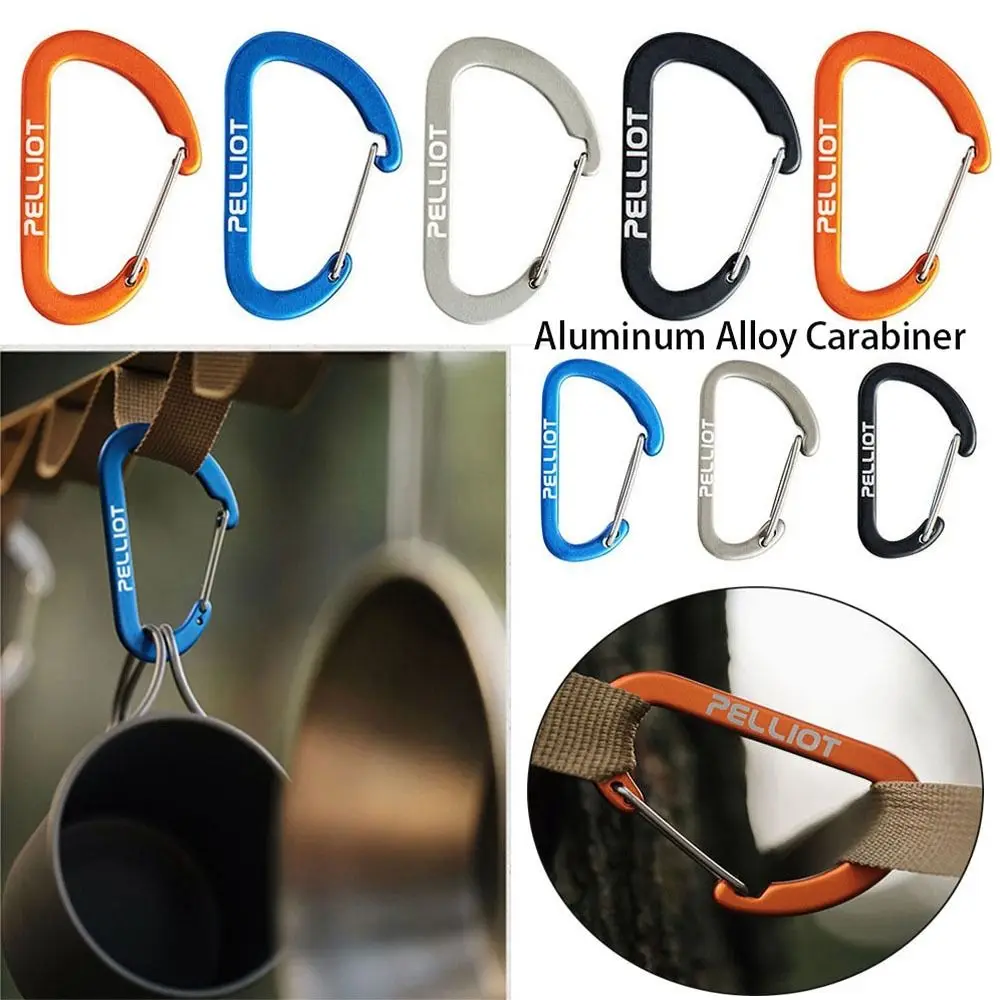 

quality Aluminum Alloy Karabiner Lock Buckle Hook Carabiner D-Ring Keychain Outdoor Camping Keyring Climbing Snap Clip