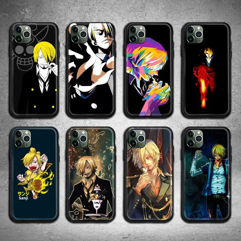 

One Piece Sanji Phone Case For iphone 13 12 11 Pro Max Mini XS Max 8 7 6 6S Plus X 5S SE 2020 XR cover