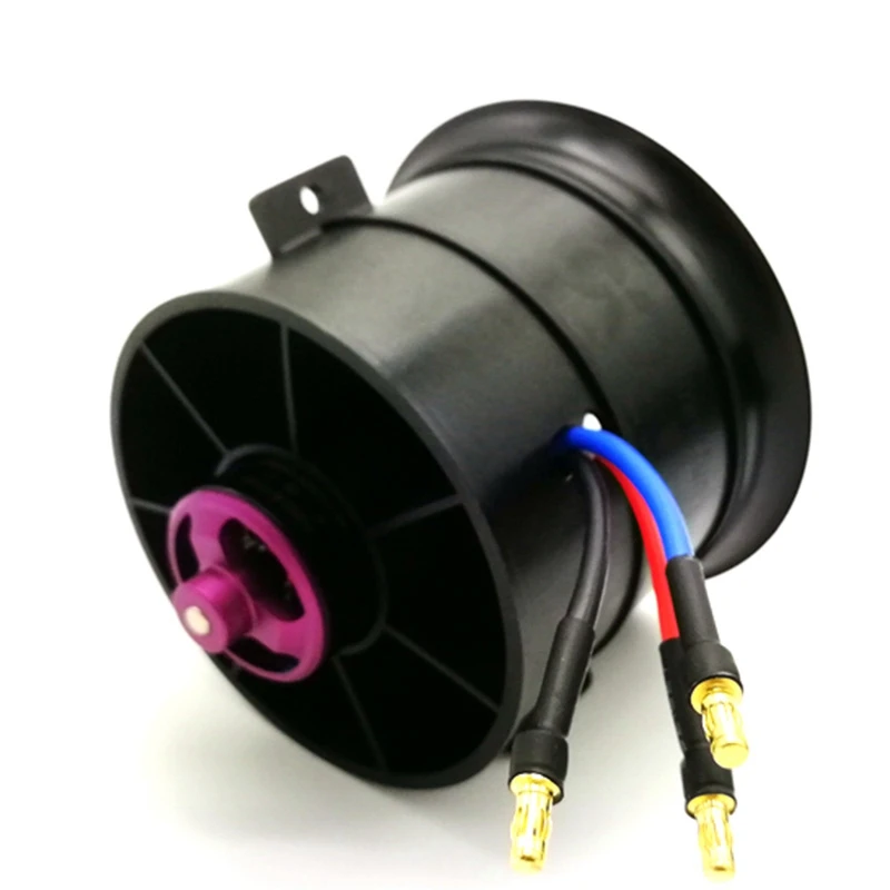 POWERFUN 70 мм 12 лезвий Ducted Fan EDF Unit с 4S 3400KV бесщеточный двигатель для радиоуправляемого