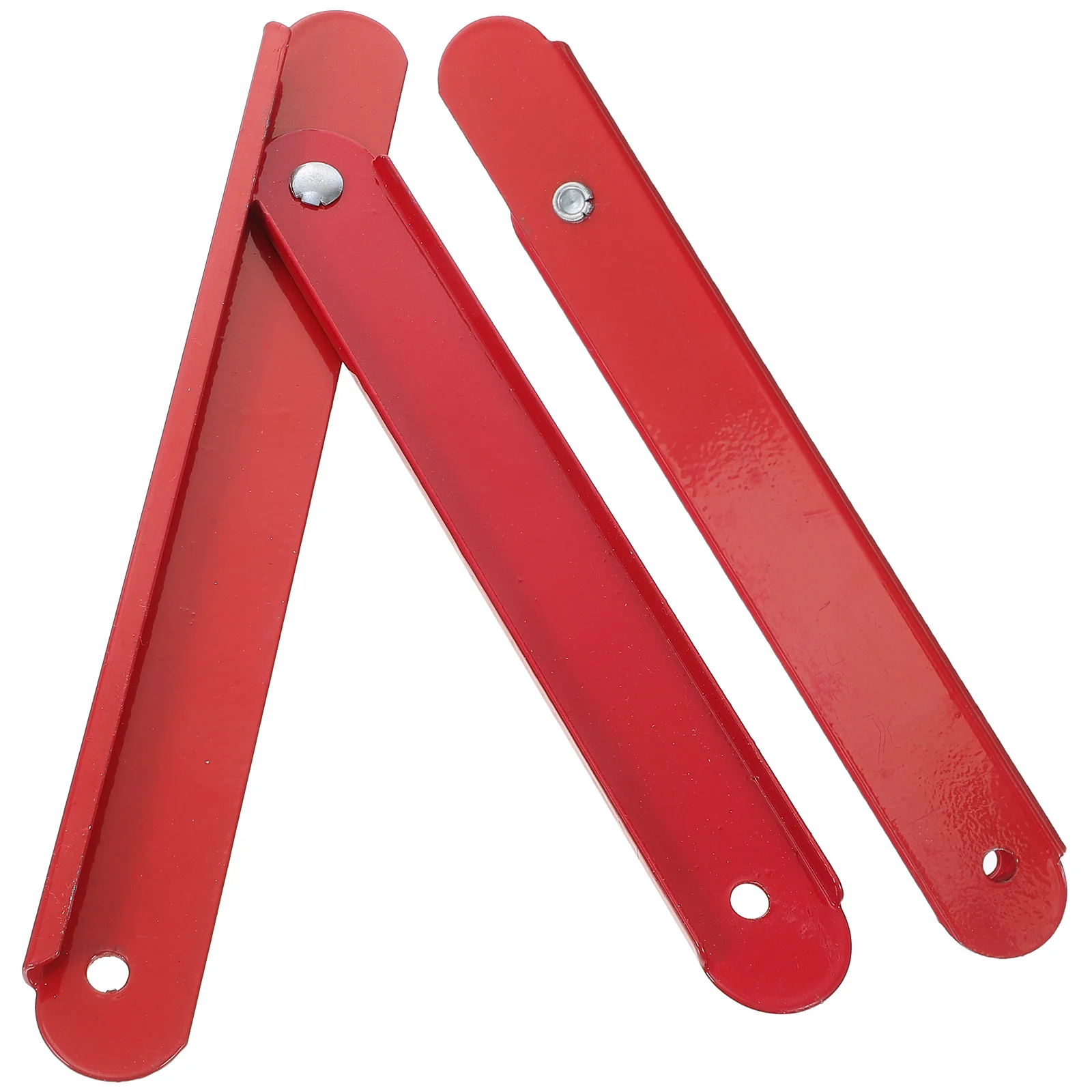

2 Pcs Small Step Ladder Parts Folding Hinge Accessories Switch Hasp Aluminum Alloy