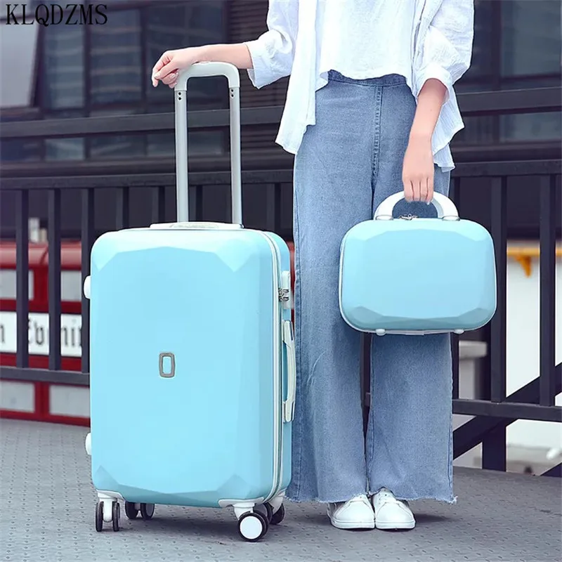 KLQDZMS Child Mother Box Set Small Fresh 20 Inch Silent Cabin Luggage 22 