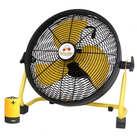 16 inch brushless dc 12v motor floor fan 15600 mah battery floor fan portable rechargeable floor fan