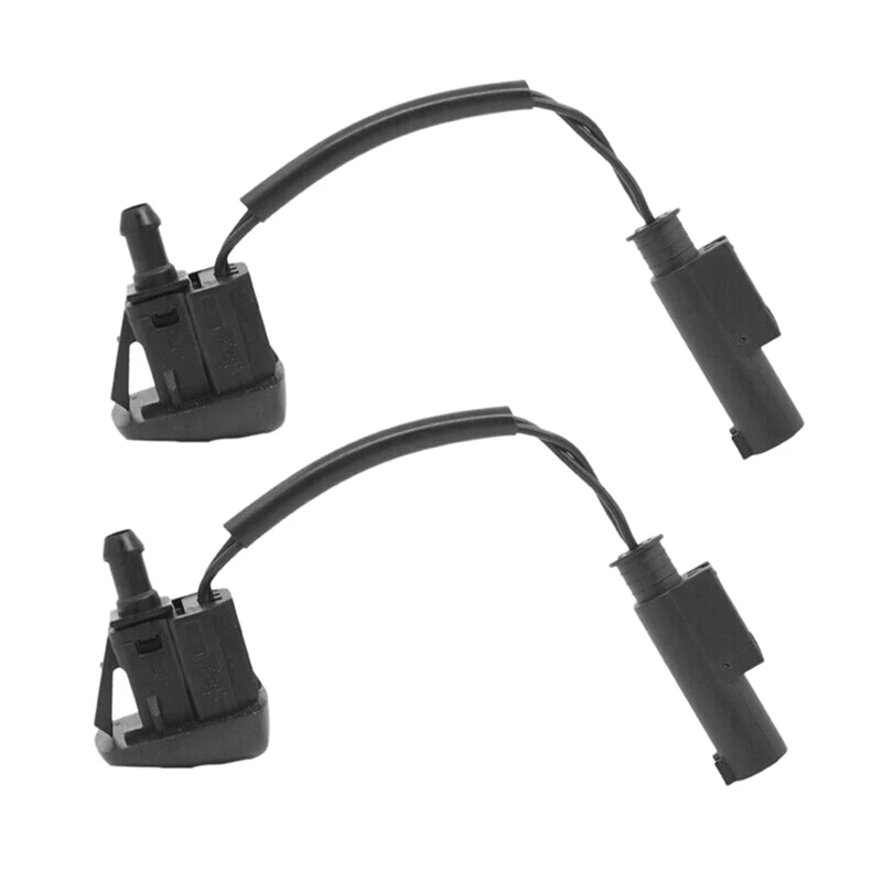 

2 пары нагревательных сопел для лобового стекла Jet 61667046060 для BMW 5 серии E60 E61 2004-2010 525I 528I 530I 535I