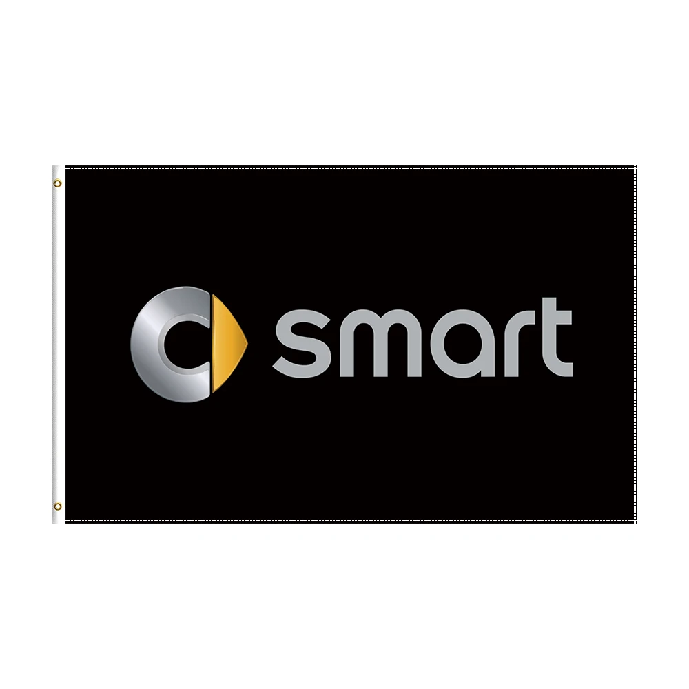 

3x5 Ft SMART Flag Polyester Printed Racing Car Banner For DecorCourtyard decoration Party Dressing