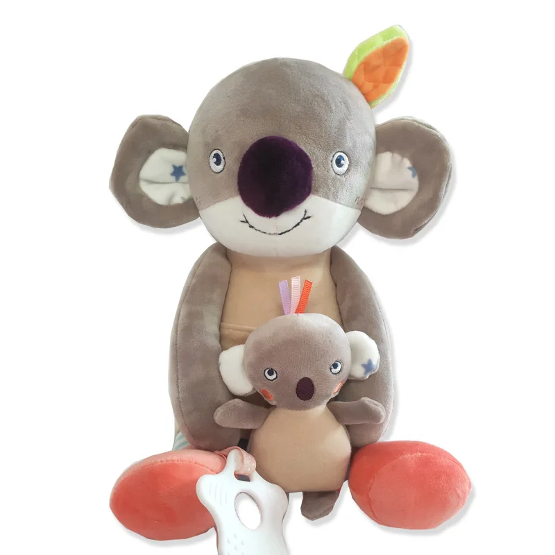 

2pcs/Set Baby Toys 0-3Y Soft Appease 23cm Stuffed Animals Baby Comforter Toy Koala Baby Plush Toys Sleeping Toys For Babies Gift