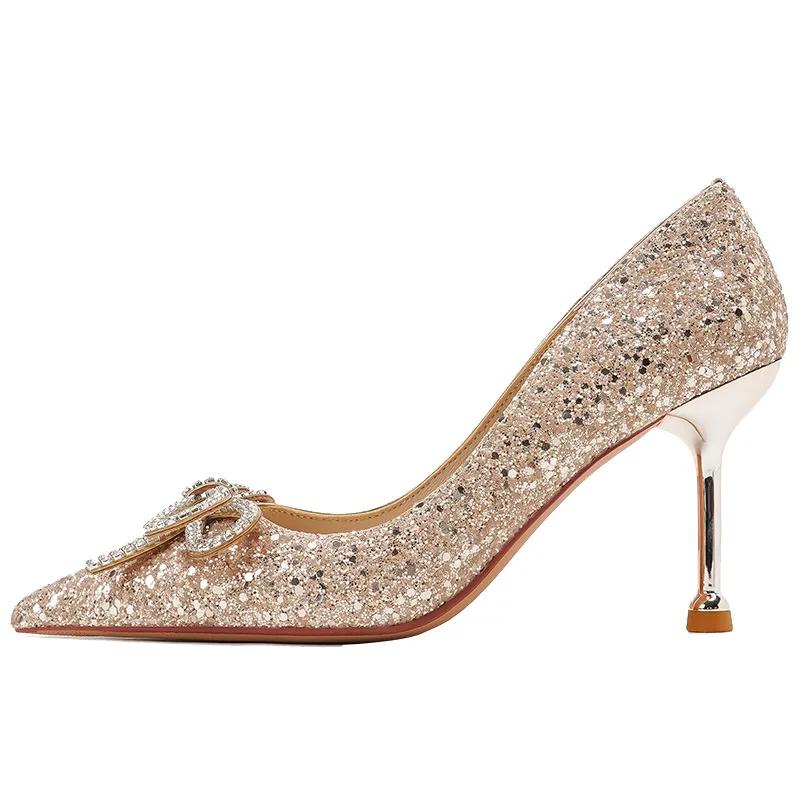 

Туфли-лодочки женские на высоком каблуке, с острым носком