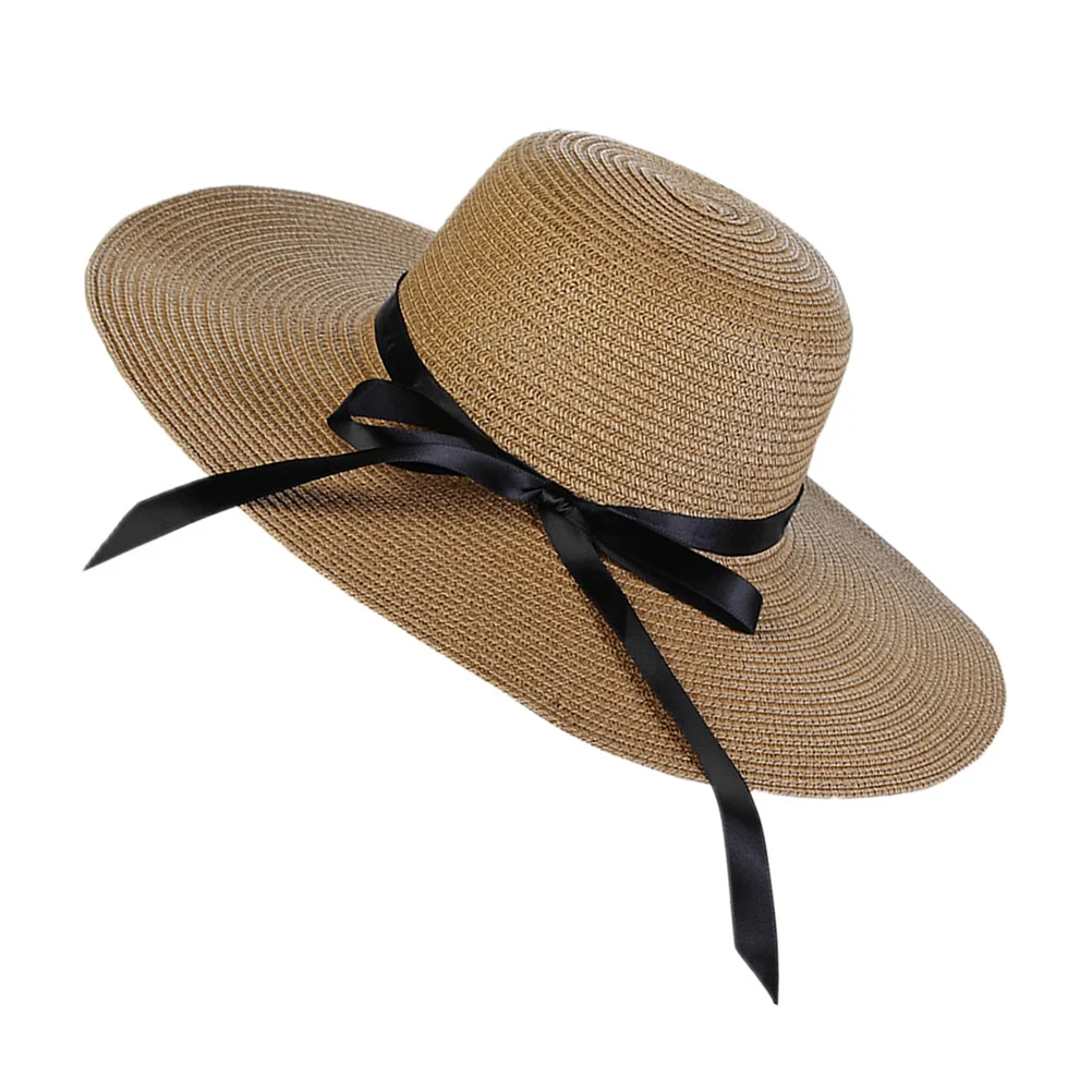 

Floppy Sun Hat with Wide Adjustable Beach Sun Hat Summer UV Protection Beach Cap 55- 58cm