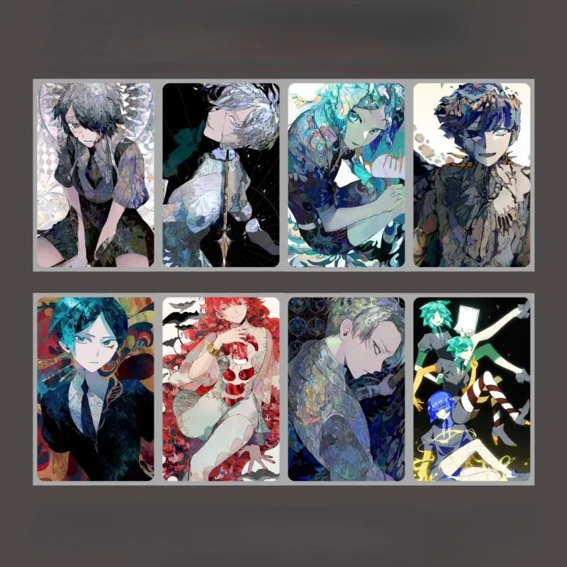 

Яркая трехдюймовая карточная Закладка Land of The LiDE, закладка Padparadscha Phosphophyllite аниме-открытки, коллекция, зажим для книги, студенческие принадлежности, подарок