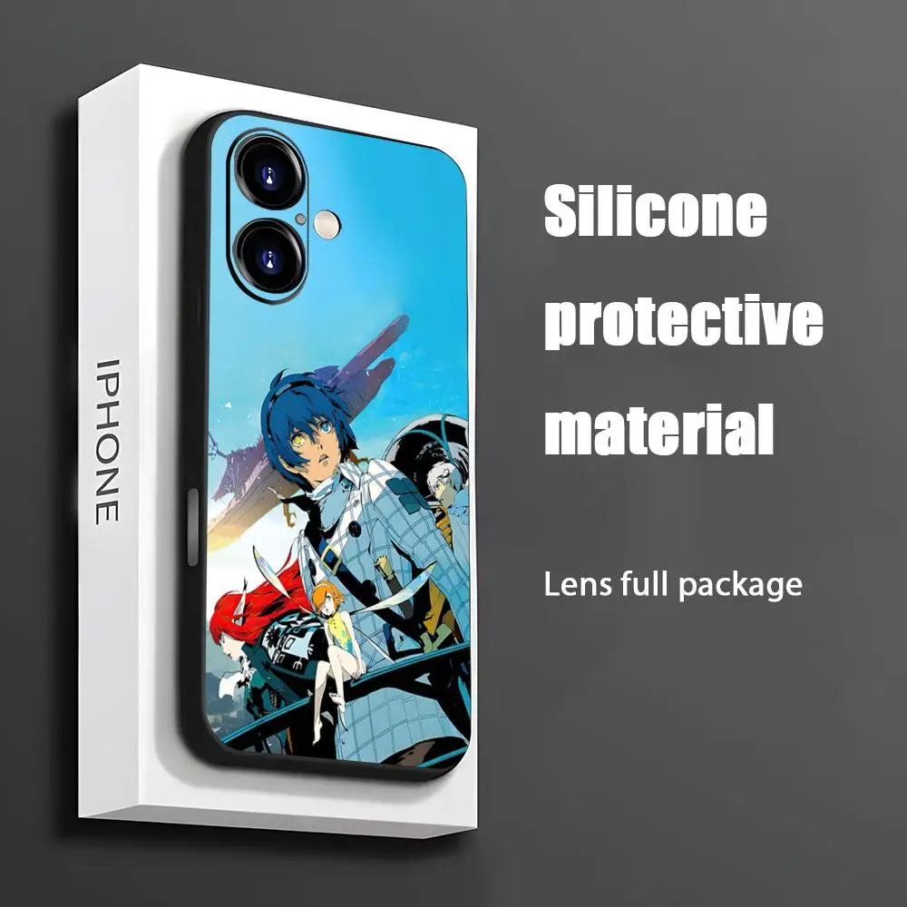 Чехол для телефона M-Metap-hor R-efan-tazio Game iPhone 16 15 14 13 12 11 X XR XS 8 Plus Mini Pro Max мягкий черный