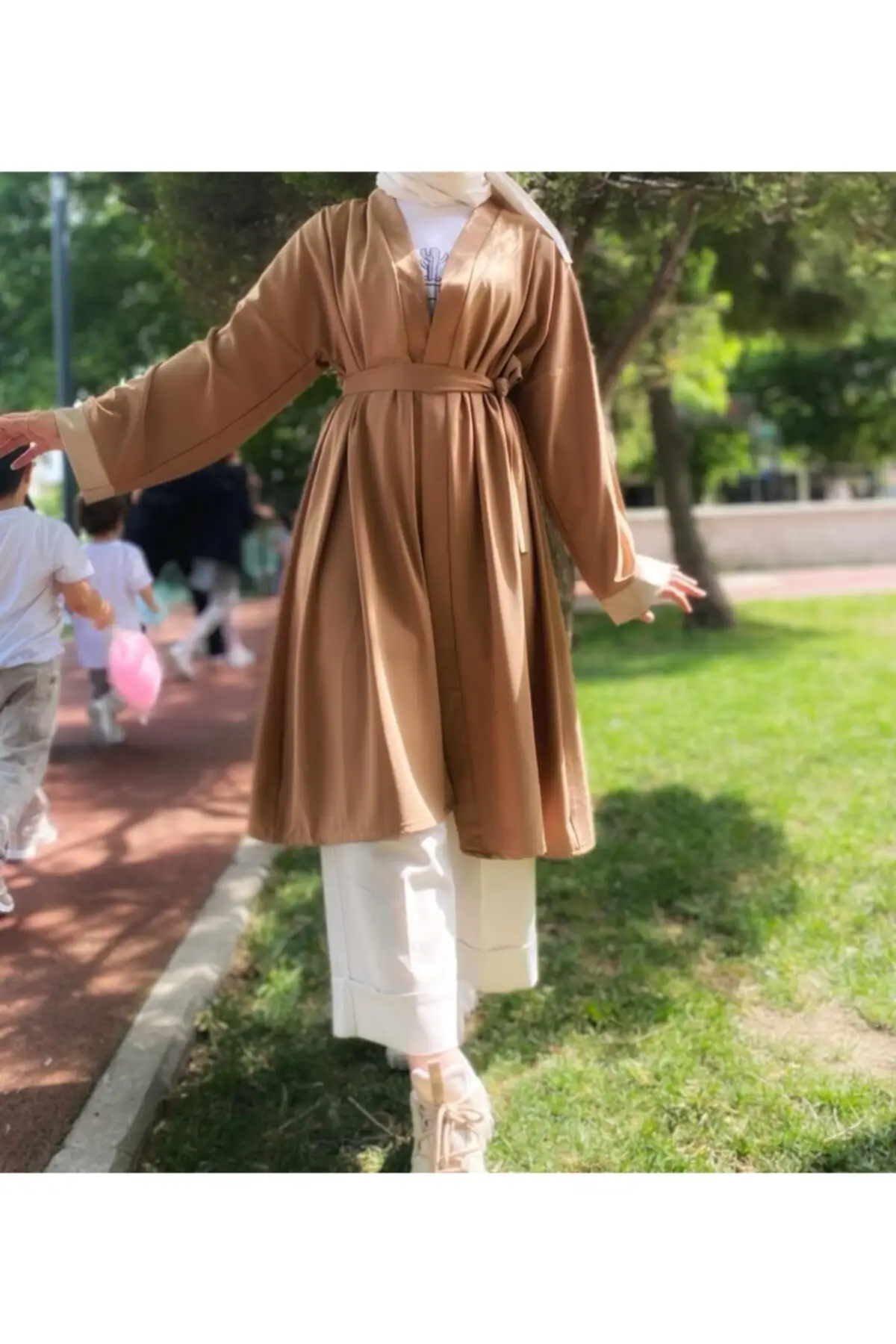 Женское мусульманское платье свободного покроя, Арабская абайя, стандартная Ближний Восток, Женская прямая Большая одежда, кимоно, одежда д...