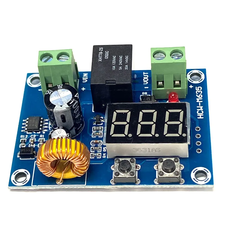 

XH-M609 DC Voltage Protection Module Lithium Battery Under Voltage Power Low Battery Disconnect 6-60V output