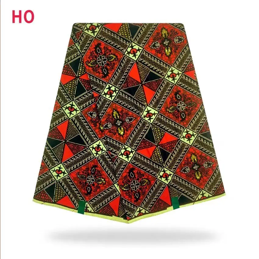 

ACI Wholesale African Wax Prints Fabric 6 Yards New Ankara Wax African Print Fabric Cotton Veritable Real Wax Fabric For Dress