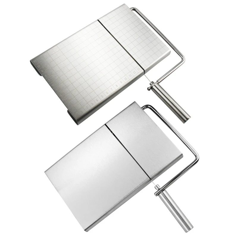 

E9LD Stainless Steel Cheese Slicer Butter Cutter Slicer Hard Butter Cutting Kitchen Tool Baking Accessories for Cheese Butter