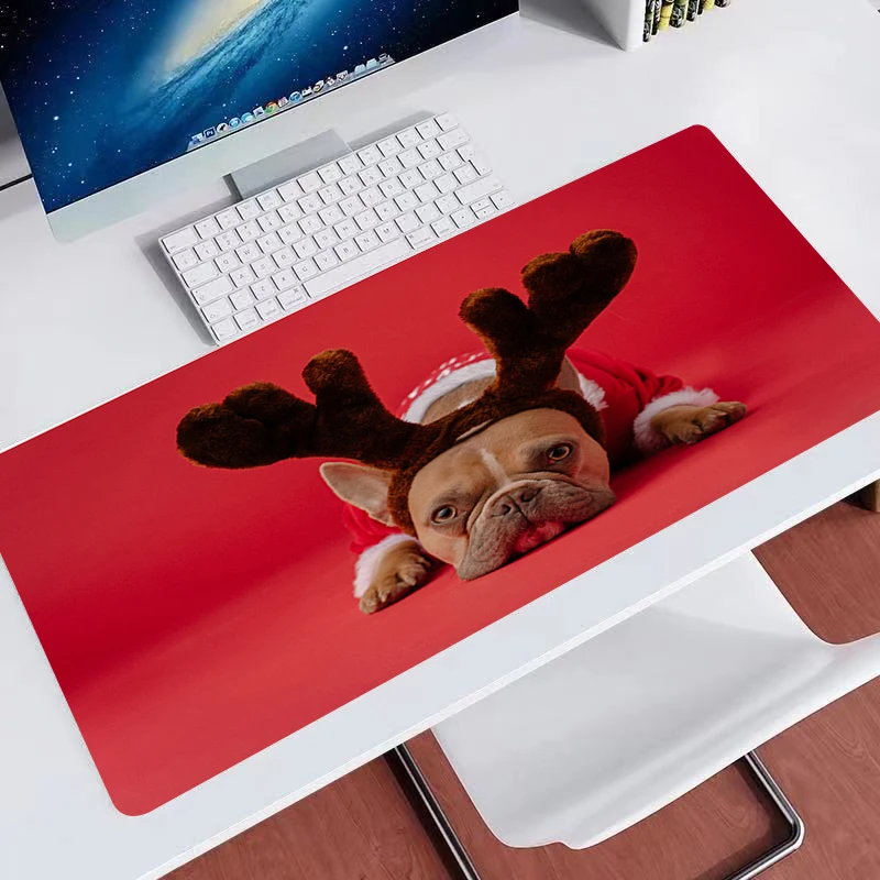 

Коврик для мыши игровой с рисунком французского бульдога, 900x400