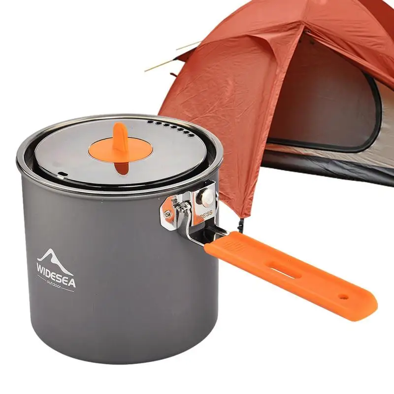 

Горшок для походов, кухонное оборудование для кемпинга, семейный горшок, износостойкий горшок для кемпинга с большой емкостью для пикника, походов