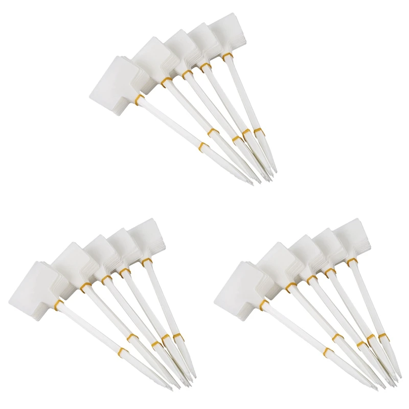 

Садовые инструменты для посадки, 150 шт, бонсай, ярлыки для сада, Т-образные перевернутые садовые ярлыки, белый