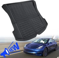 2022 Upgrade Trunk Mat for Tesla Model 3 2022 2021 2020 2019 2018 Anti-Slip Waterproof Cargo Rear Liner Interior Accessories