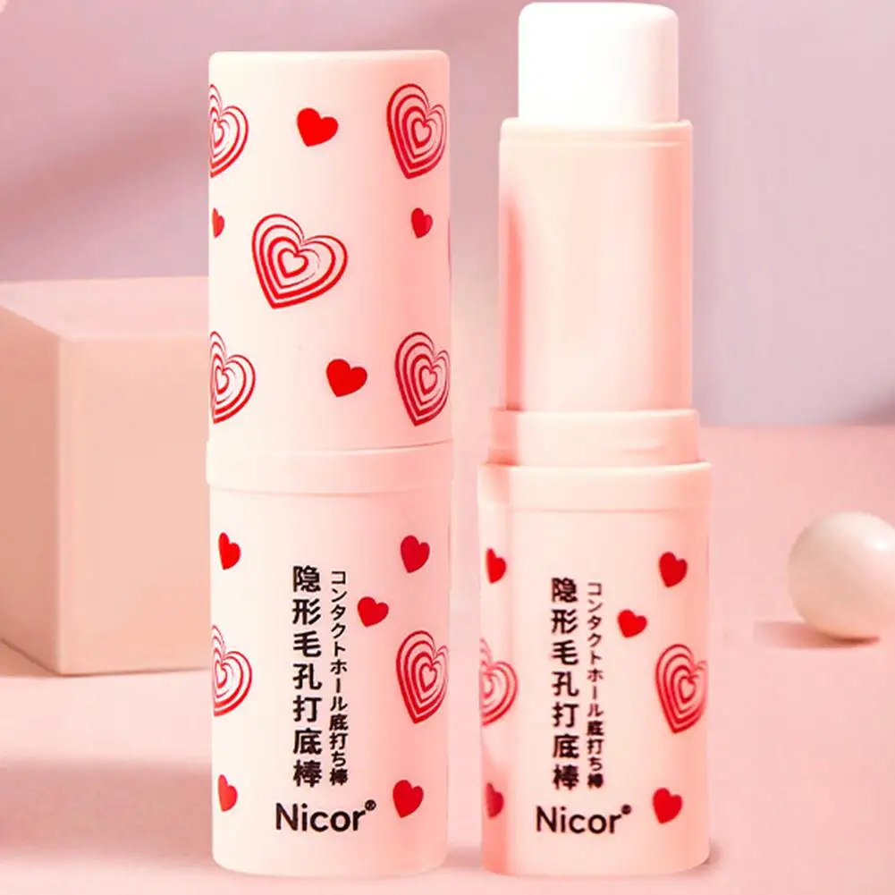 

Sdotter Invisible Pore Primer Stick Waterproof Face Primer Lines Isolation Makeup Base Oil-control Concealer Primer Pore Eraser