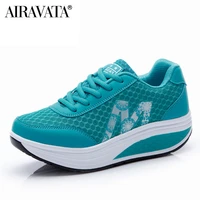 womens fashion casual mesh breathable increased shake shoes fitness shoes outdoor casual shoes