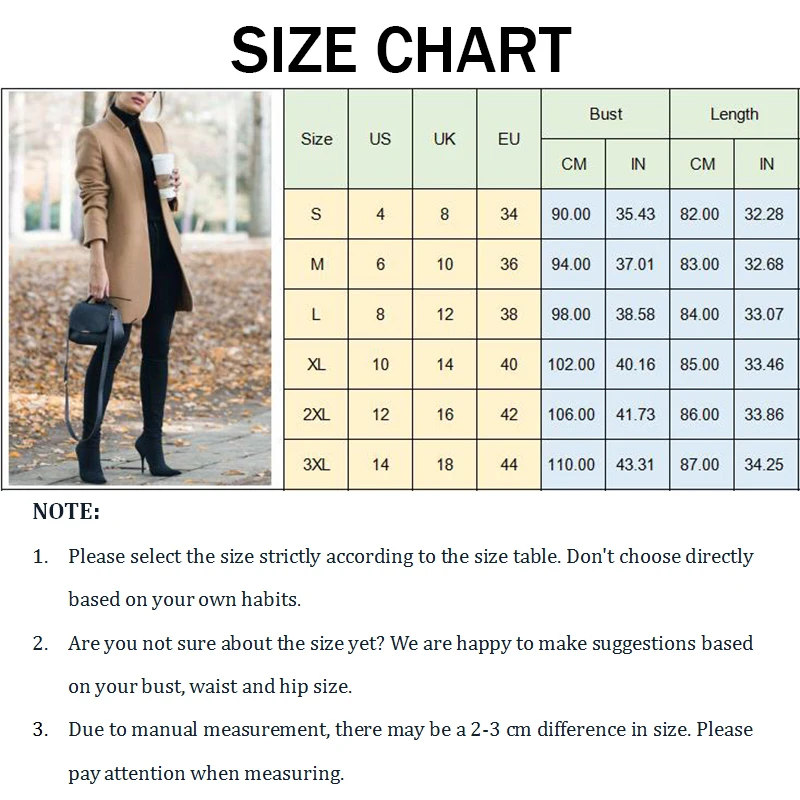 Casual Fashion All Match Women's Coats And Jackets 2020 Autumn And Winter New Solid Color Stand Up Collar Ladies Woolen Coat