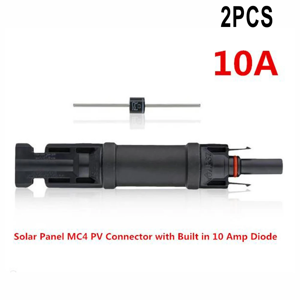

Прочный высококачественный новый разъем PV, соединитель солнечной панели, водонепроницаемые замены, 1000 В, 2 шт., блокировка кабеля