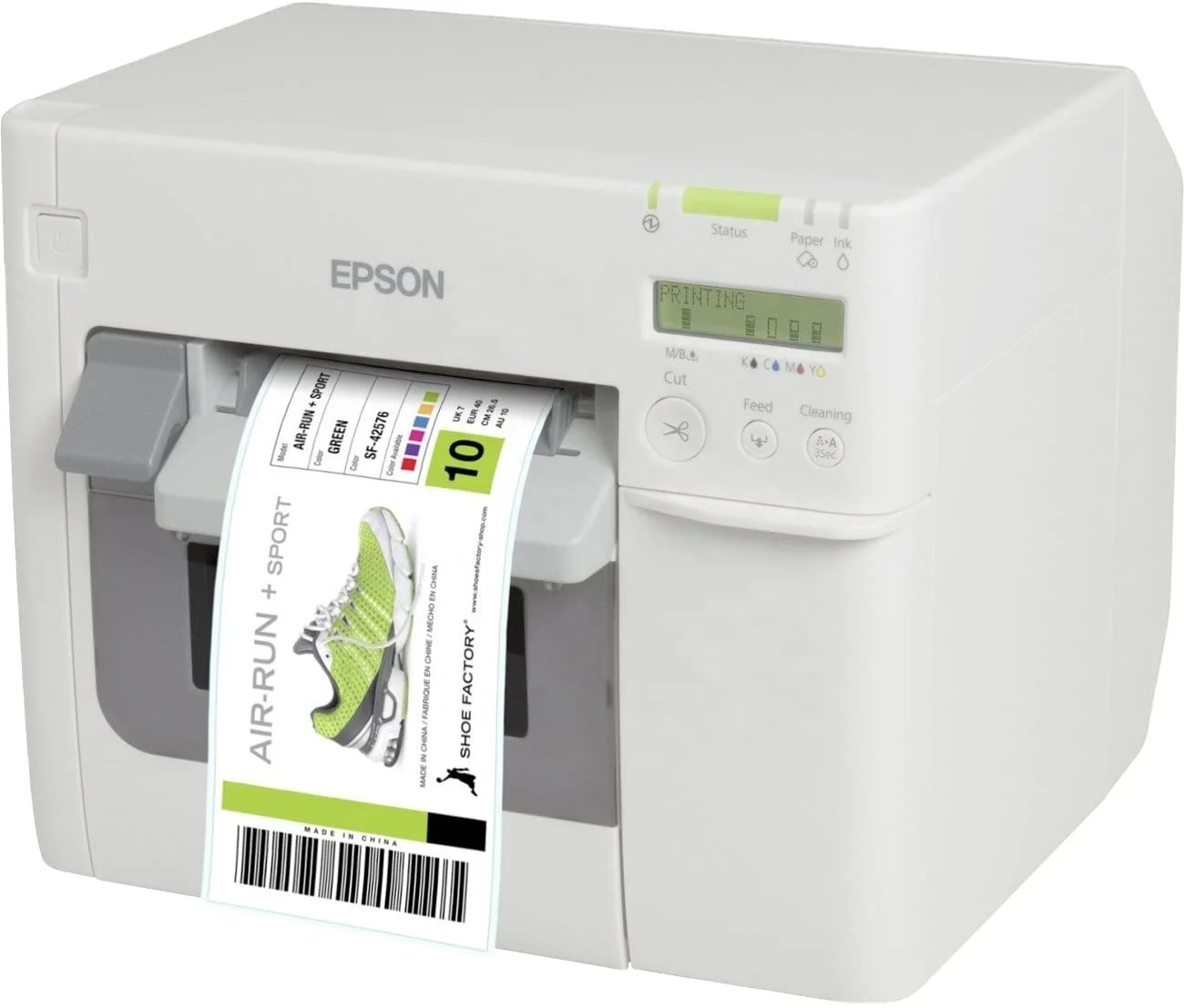 

Дешевый низкозатратный цветной принтер для этикеток Epson TM-C3500, цветные работы C31CD54011, 4-цветный принтер для пользовательского принтера для эт...