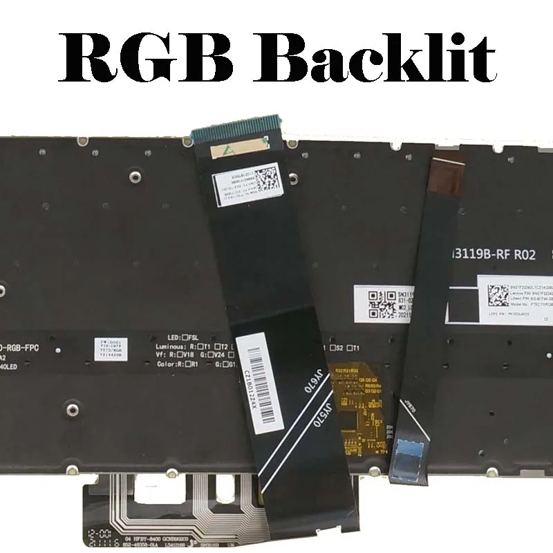 Клавиатура Lenovo Legion 5-15ARH7 5-15ARH7H 5-15IAH7 5-15IAH7H с подсветкой RGB