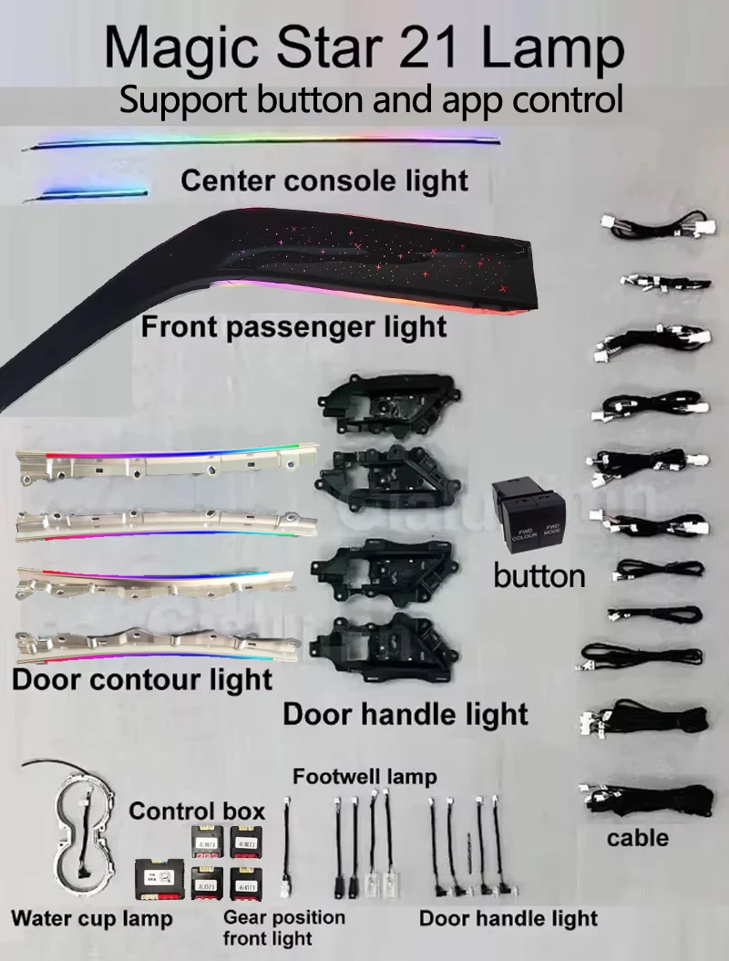 

Подсветка Gialulimn для Camry 8th Xv70 XV75 SE XSE 2018-2023 RGB magic lumini
