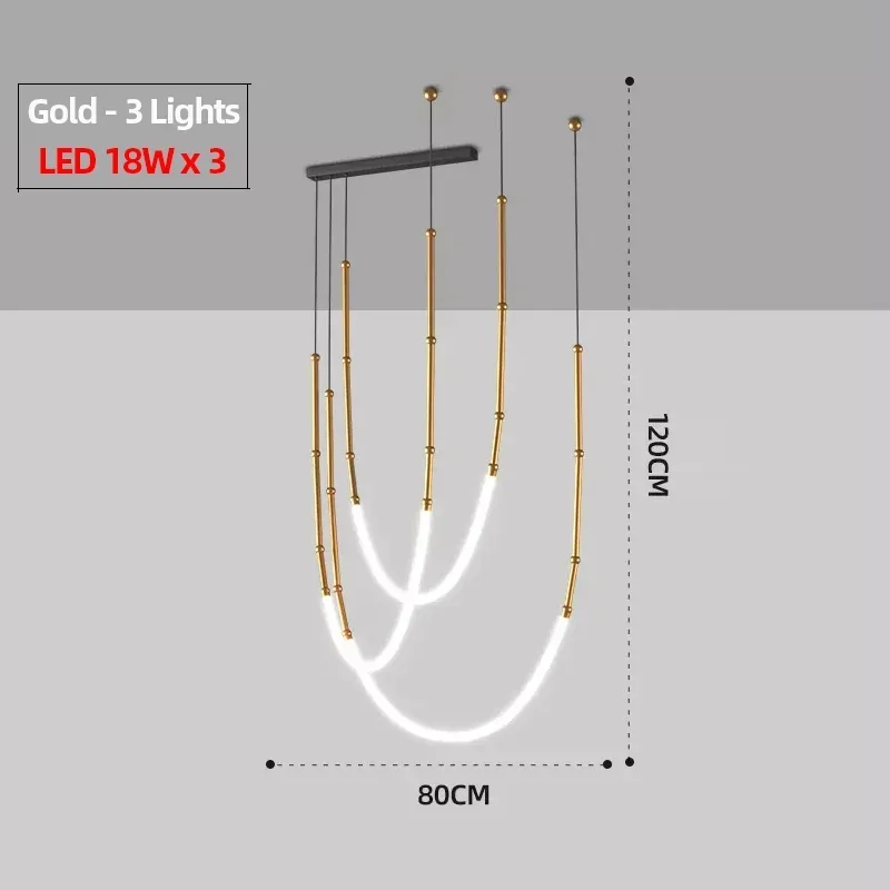 

Подвесной светильник xiuxiu Nordic Modern Art Line LED