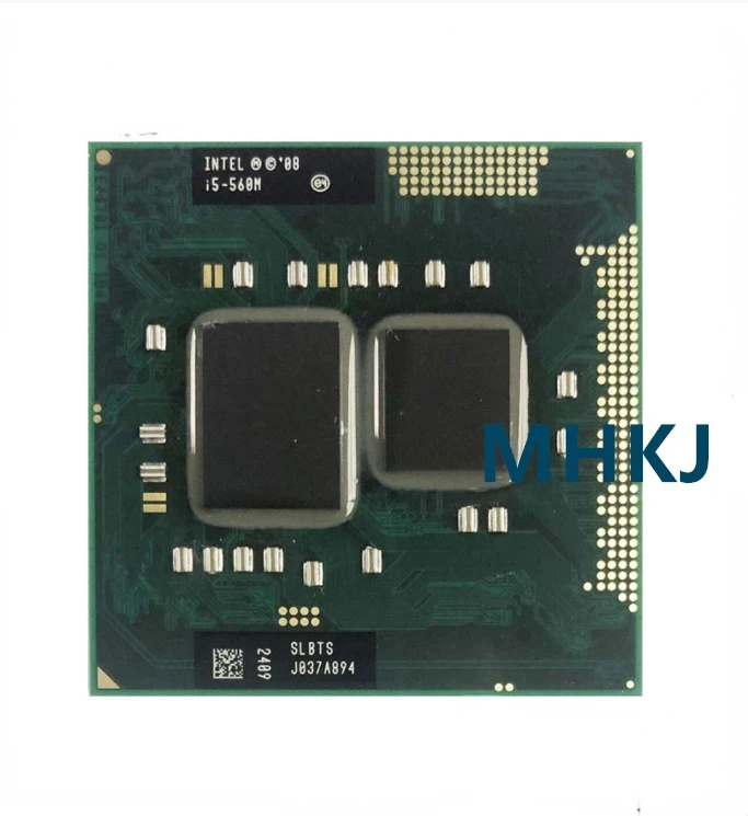 

Процессор Intel Core i5-560M i5 560M SLBTS 2,6 ГГц двухъядерный четырехпоточный процессор 3 Вт 35 Вт Разъем G1 / rPGA988A