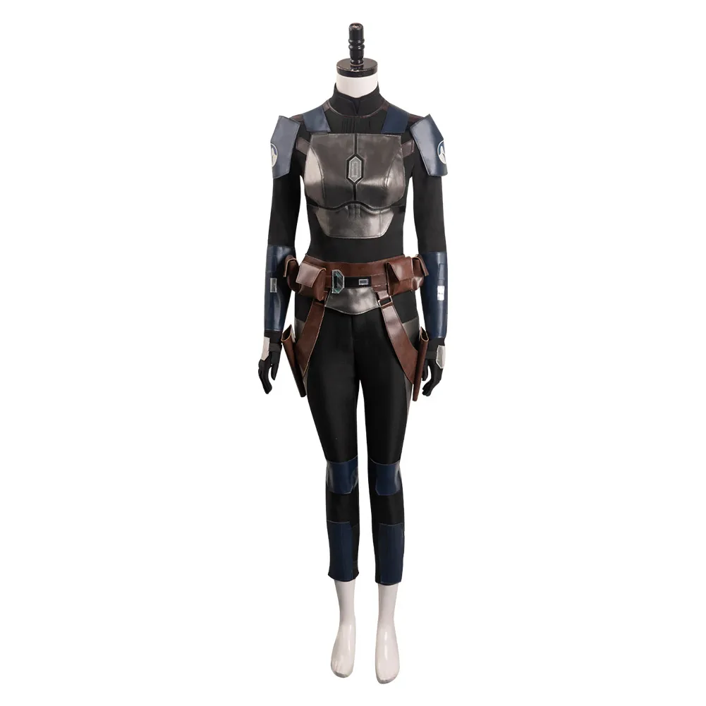 

Movie Bo Katan Kryze Cosplay Costume Top Pants Belt Women Girls Outfits Halloween Carnival Party Disguise Roleplay Suit